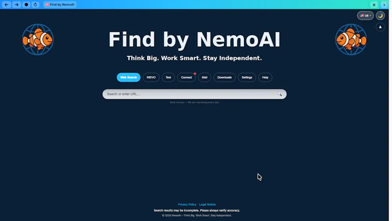 NemoWorld & NemoConnect for Windows screenshot 2