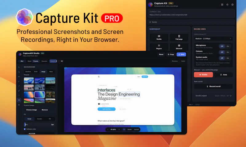 Capture Kit screenshot 1