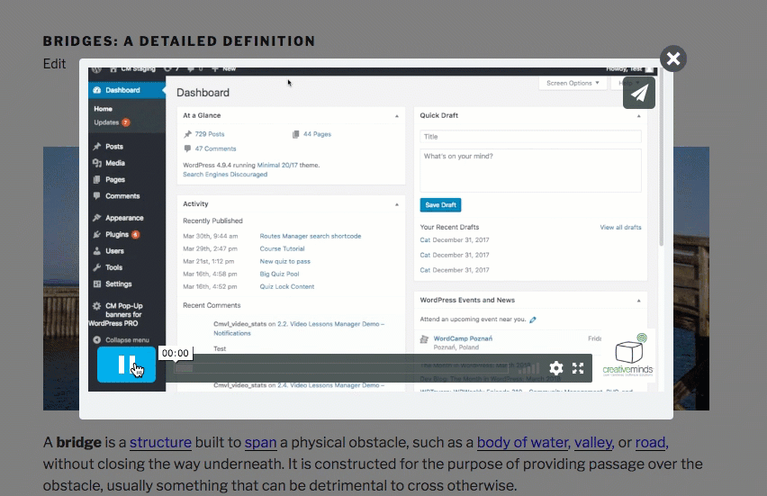 Media Plugin popup WordPress - Dễ dàng tích hợp cửa sổ bật lên cho các biểu mẫu, hình ảnh, video, văn bản phong phú 6