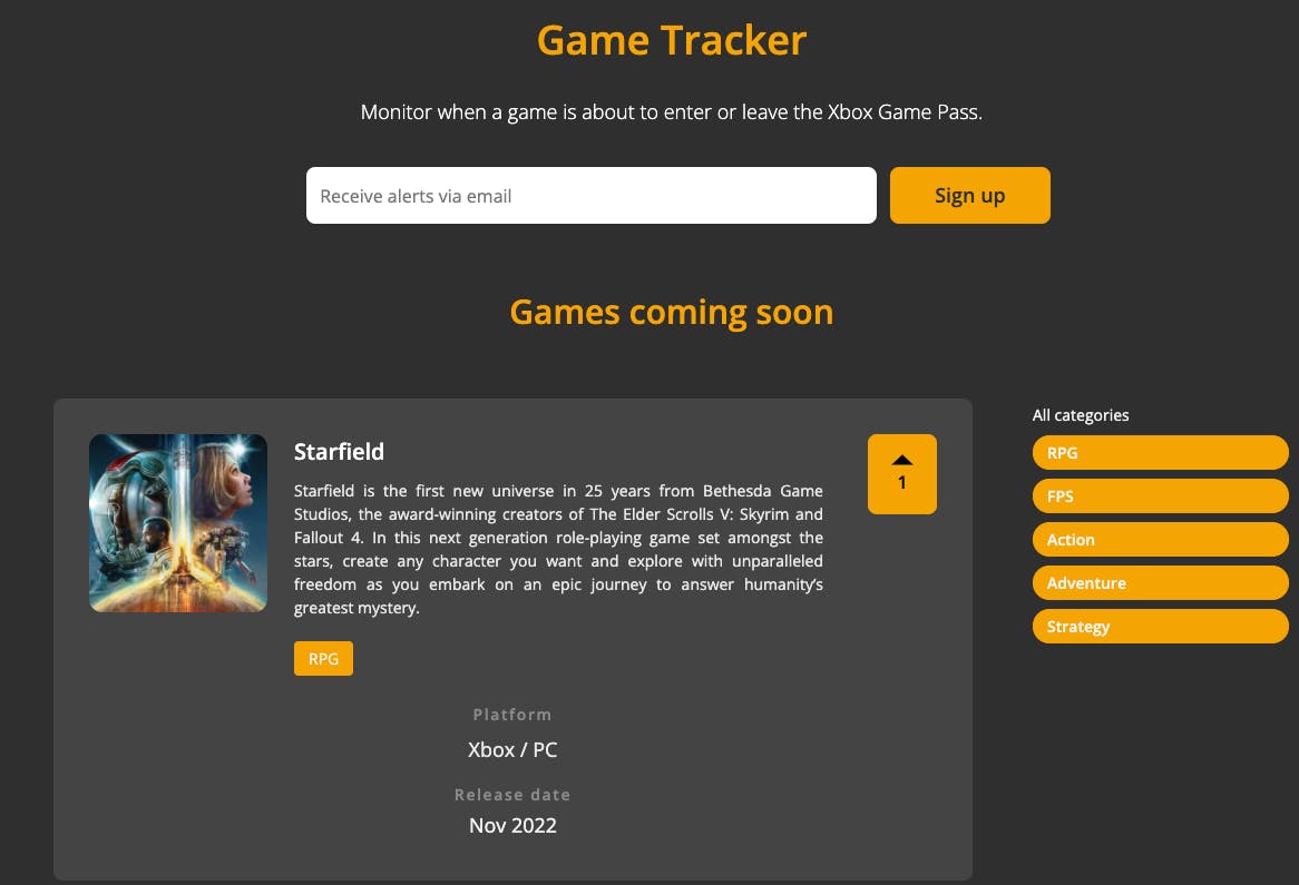 Game Tracker media 2
