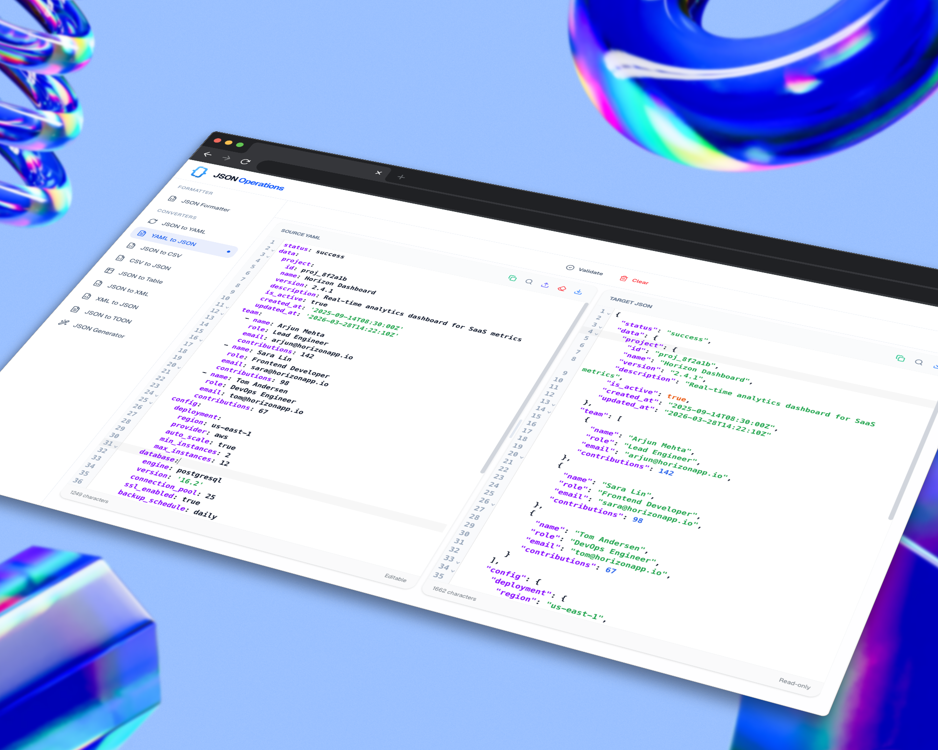 JSON Operations gallery image