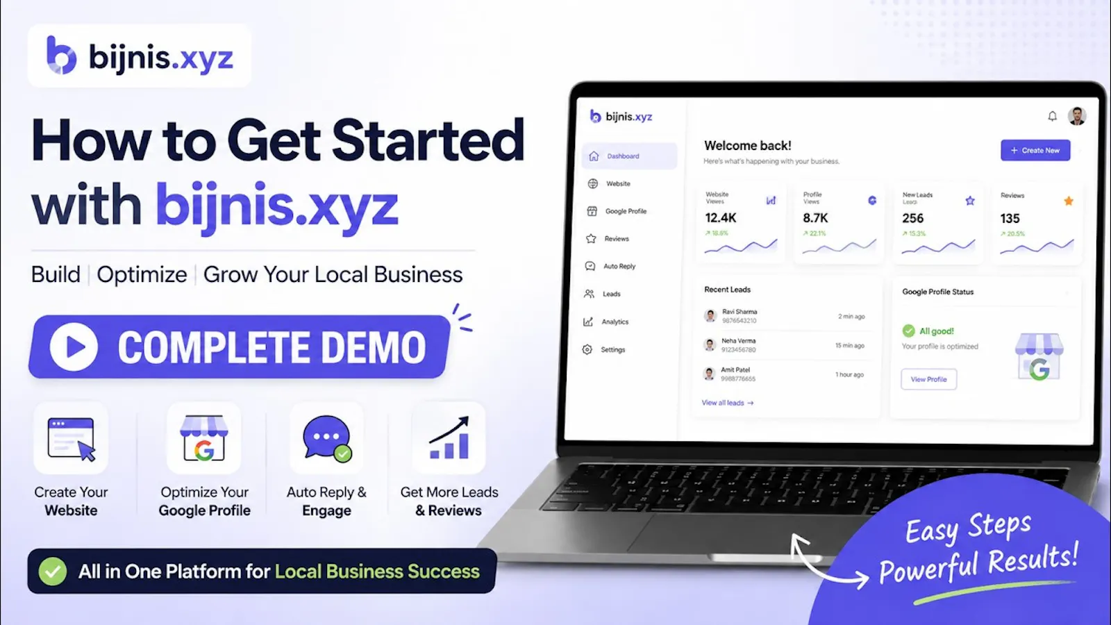 bijnis.xyz screenshot 1 (video preview)