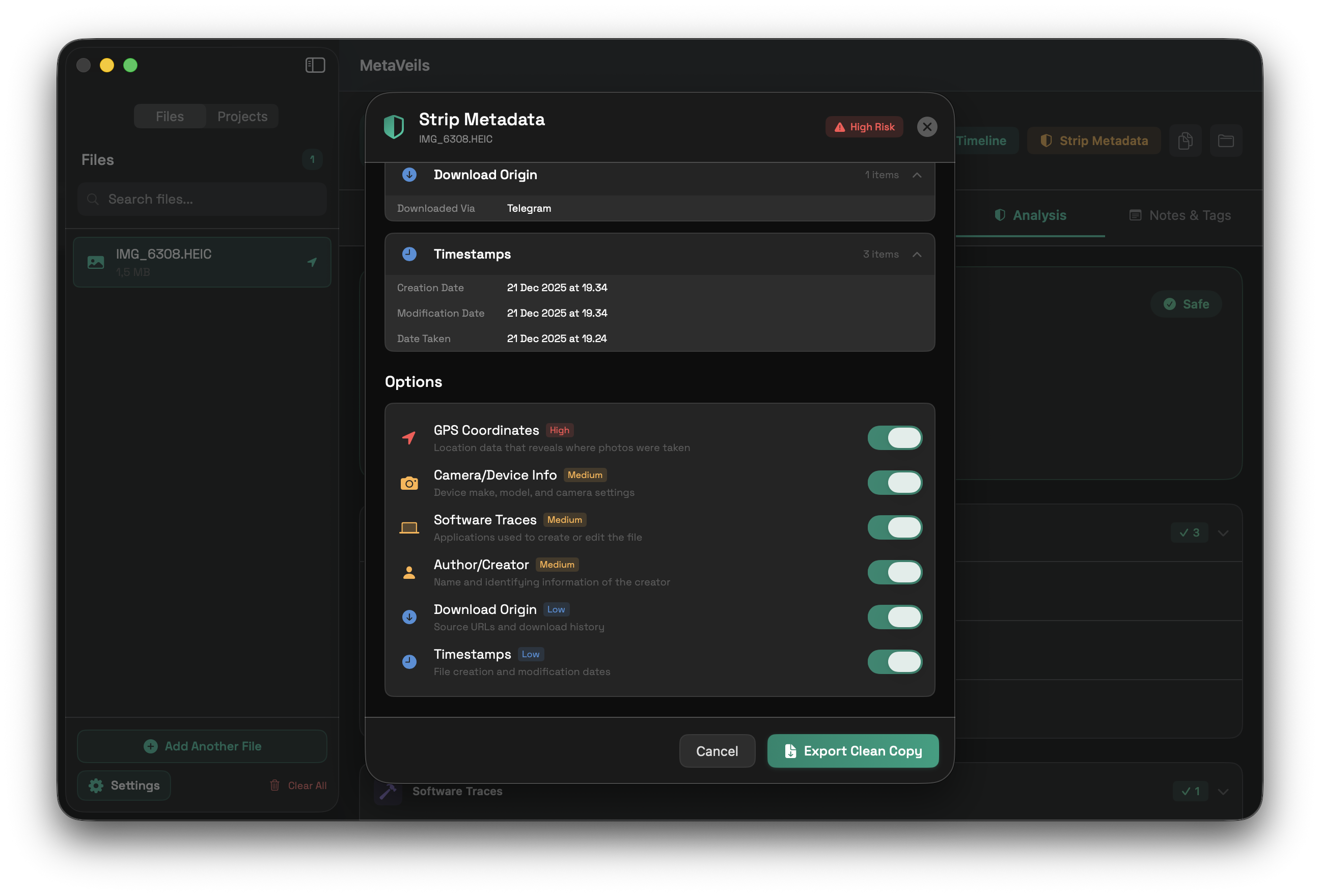 MetaVeils gallery image
