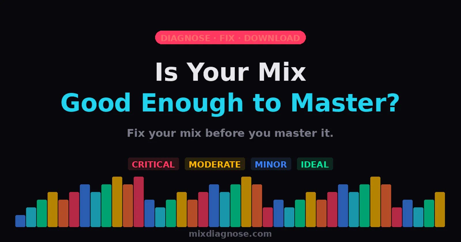 MixDiagnose screenshot 2