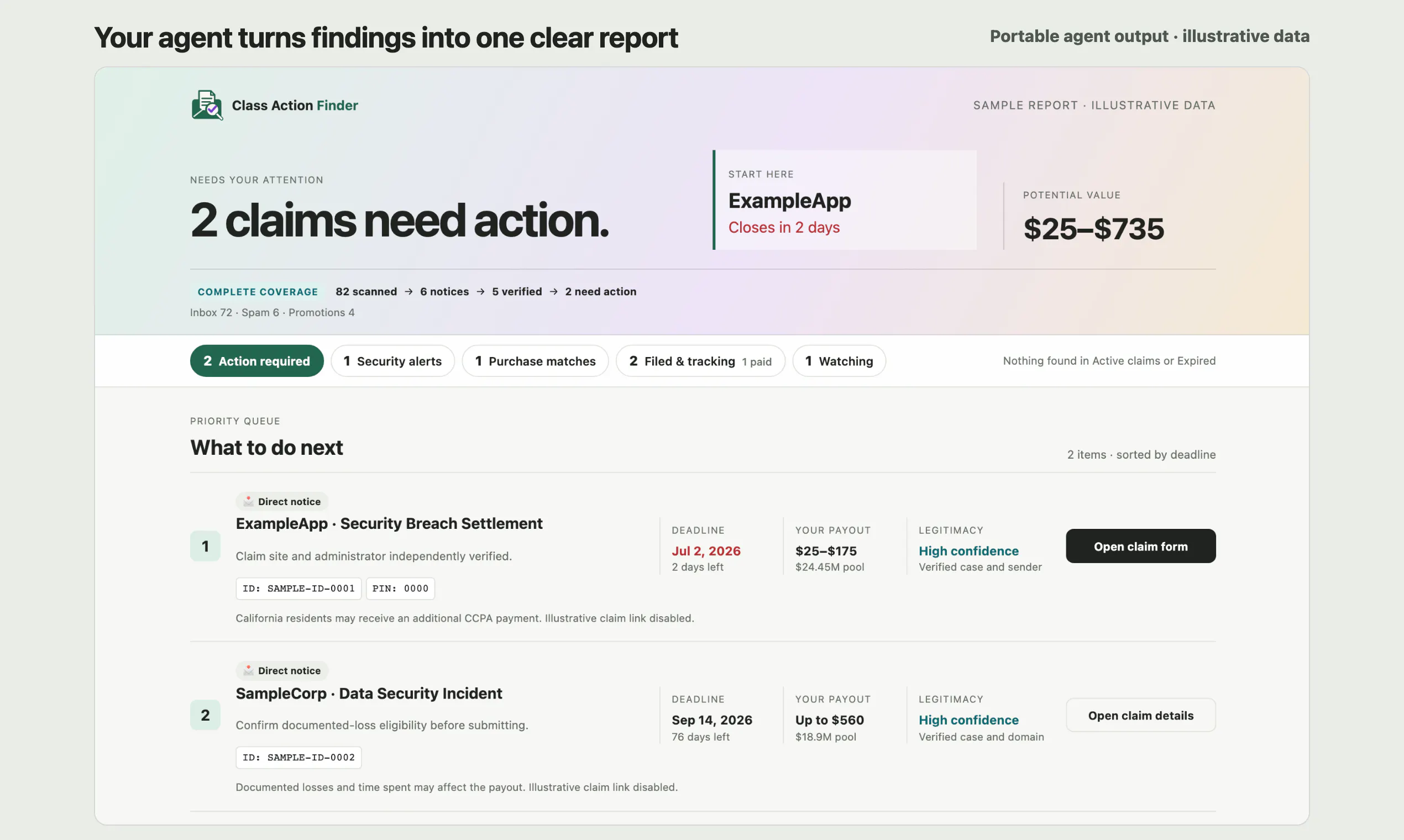 Class Action Finder gallery image