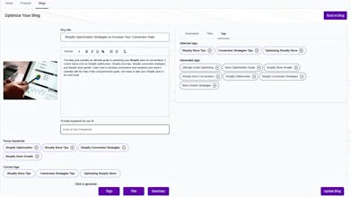 Shopify Product and Blog SEO Booster gallery image