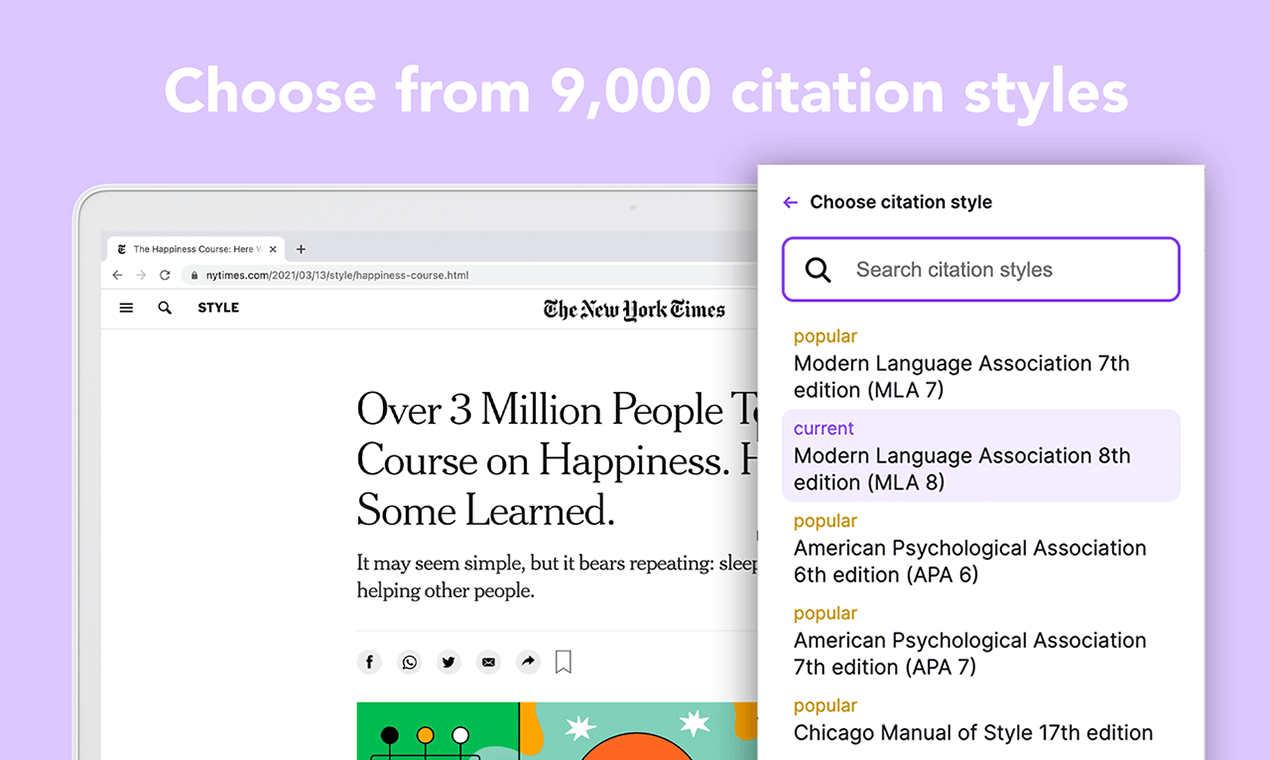 Bibcitation for Chrome gallery image