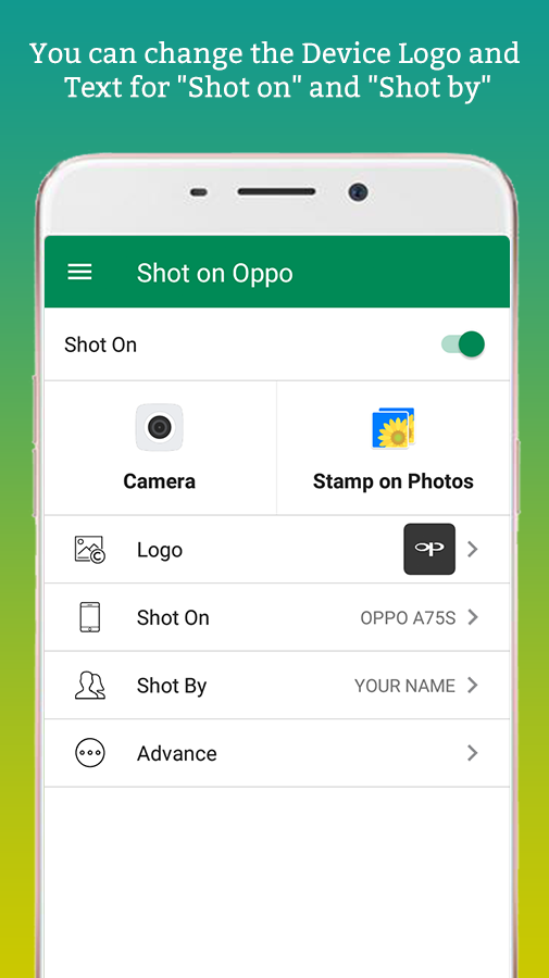 ShotOn for Oppo: Auto Add Shot on Photo Watermark gallery image