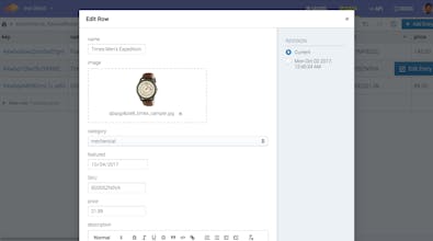 PushTable for Firebase Realtime Database gallery image