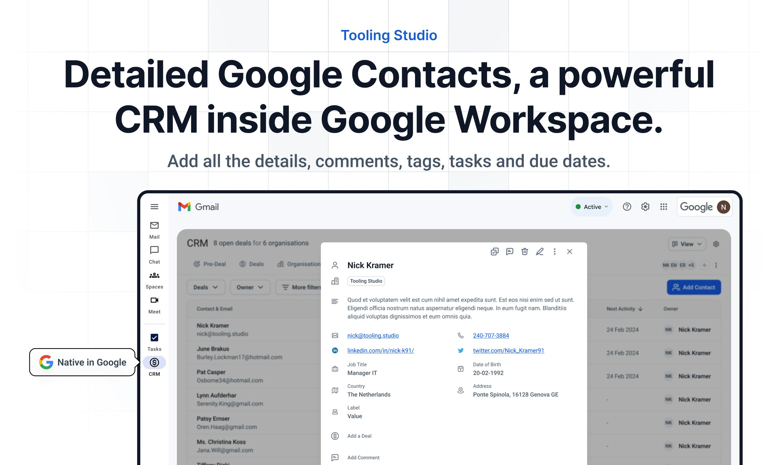 Media CRM Sales by Tooling Studio - Alat untuk Google Workspace • Kanban Tugas & Jualan CRM 4
