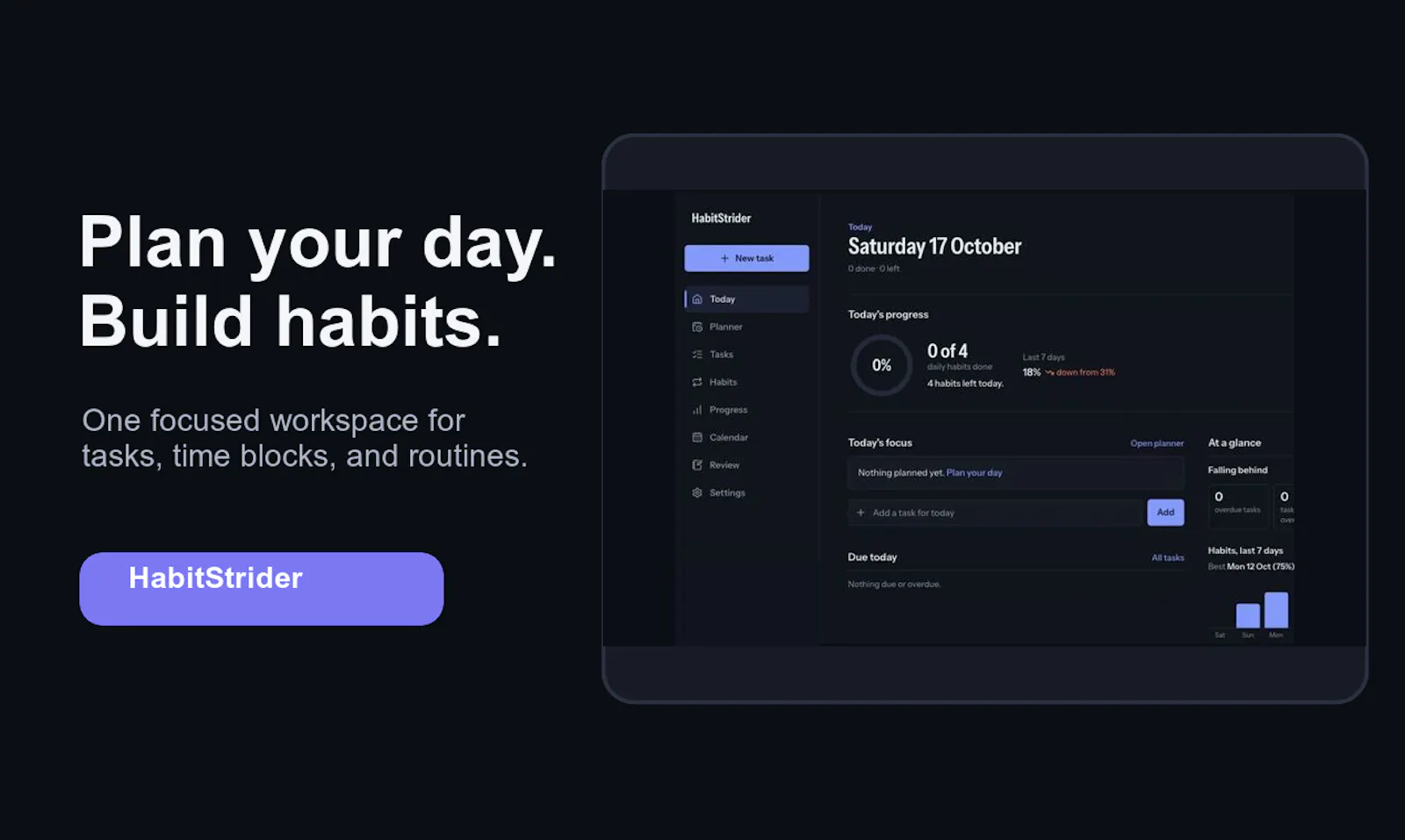 HabitStrider screenshot 2