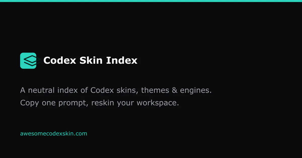 Awesome Codex Skin gallery image