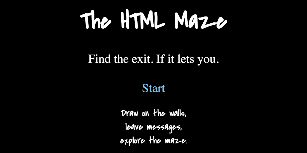 The HTML Maze