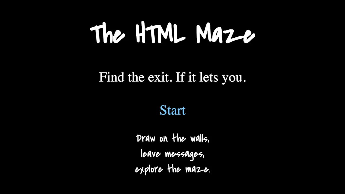 The HTML Maze