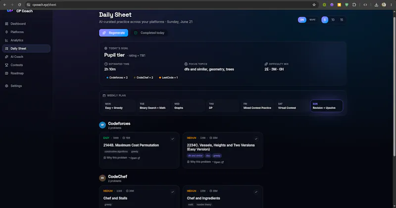 CP Coach screenshot 3