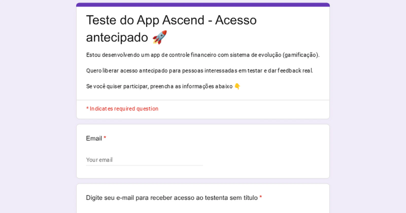 Ascend | Controle Financeiro screenshot 1