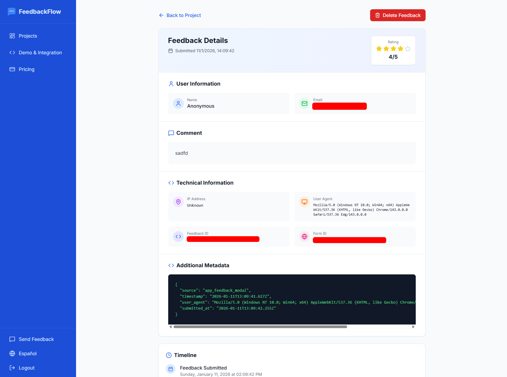 FeedbackFlow gallery image