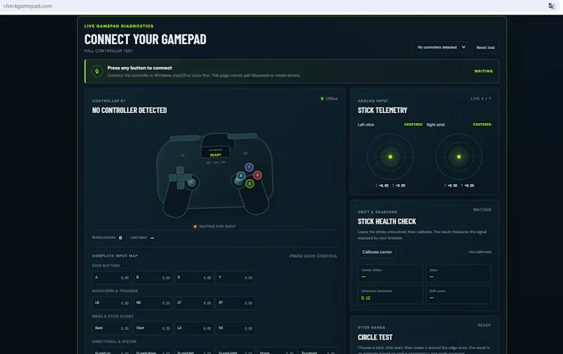 Gamepad Tester screenshot 2