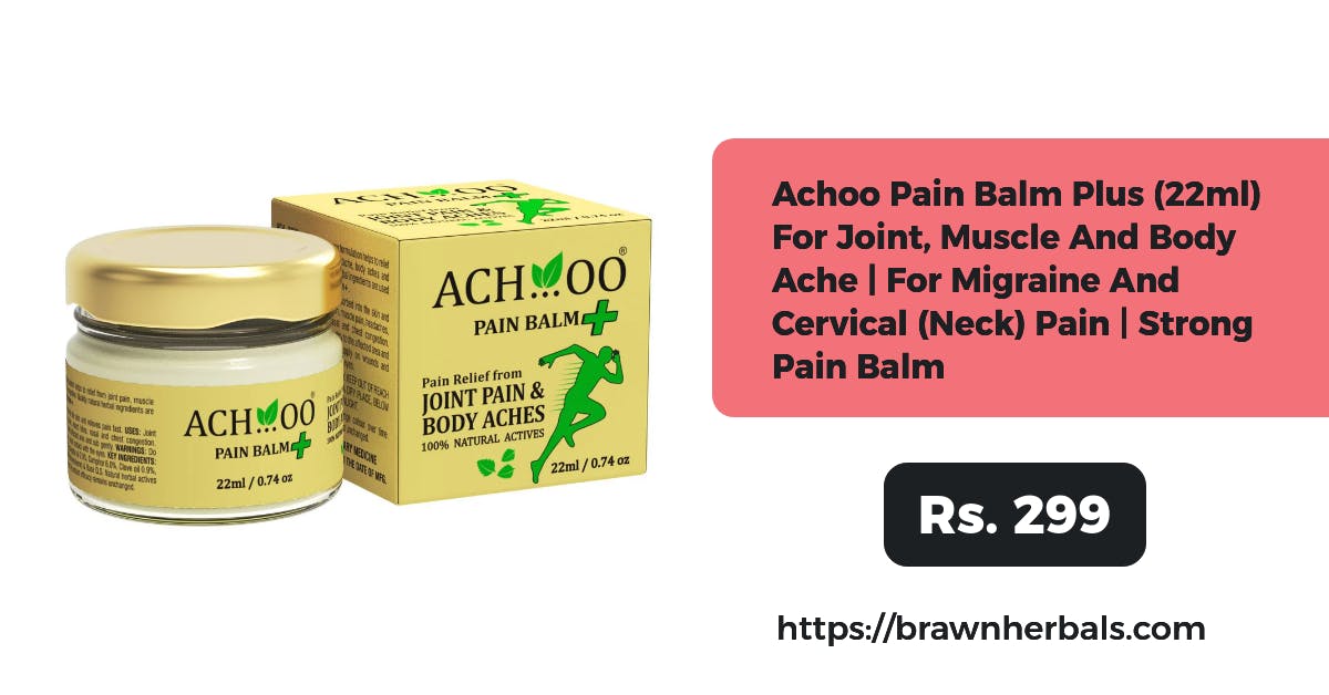 Achoo pain balm plus  media 1