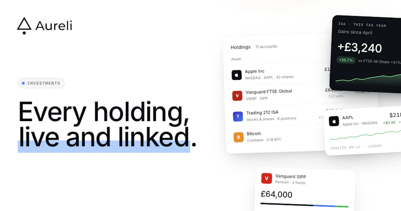 Aureli - Net Worth Tracker screenshot 4