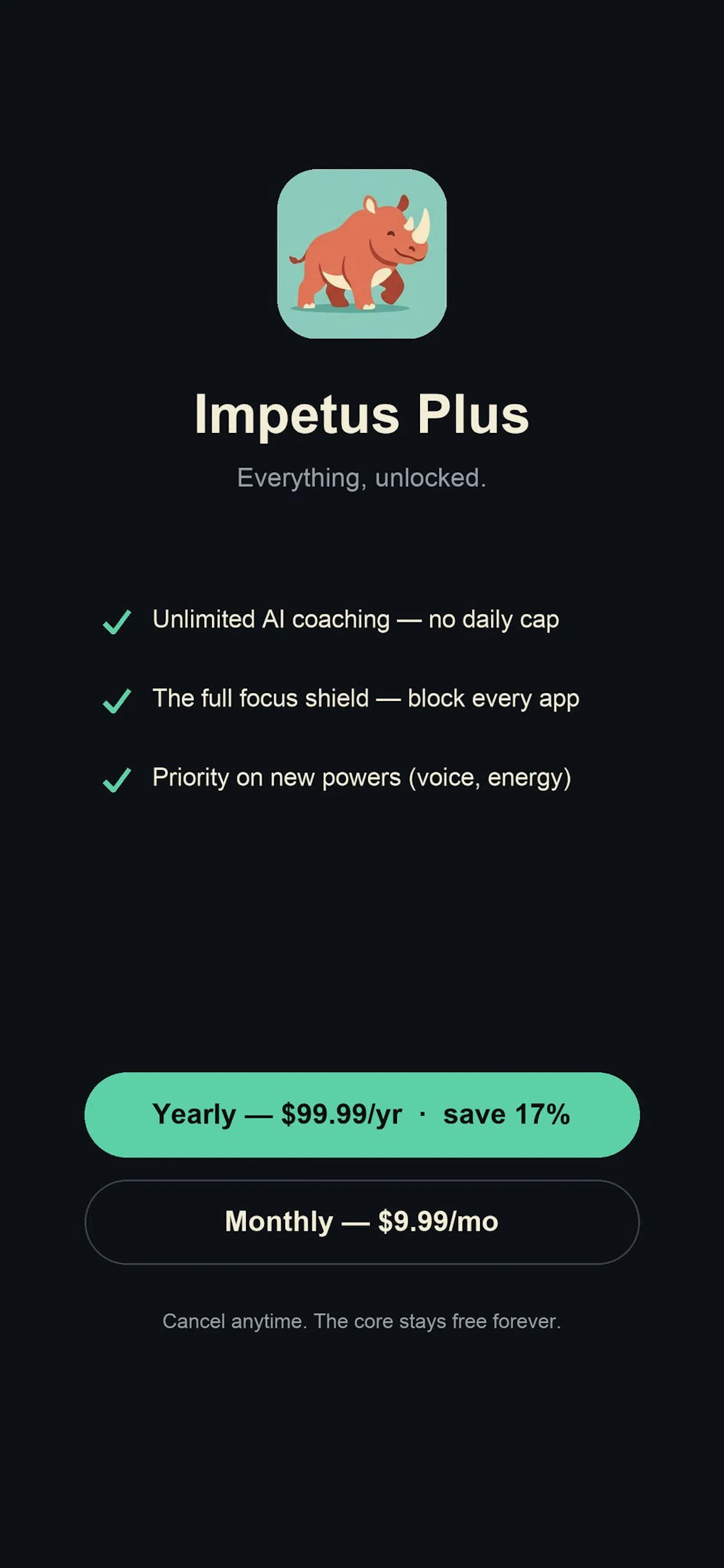 Impetus screenshot 2