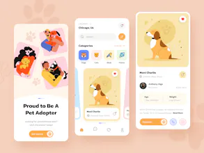 Pet Adoption App Design gallery image