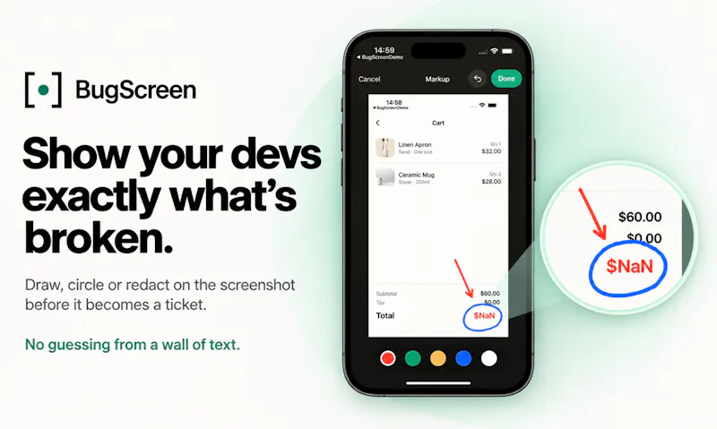 BugScreen screenshot 3