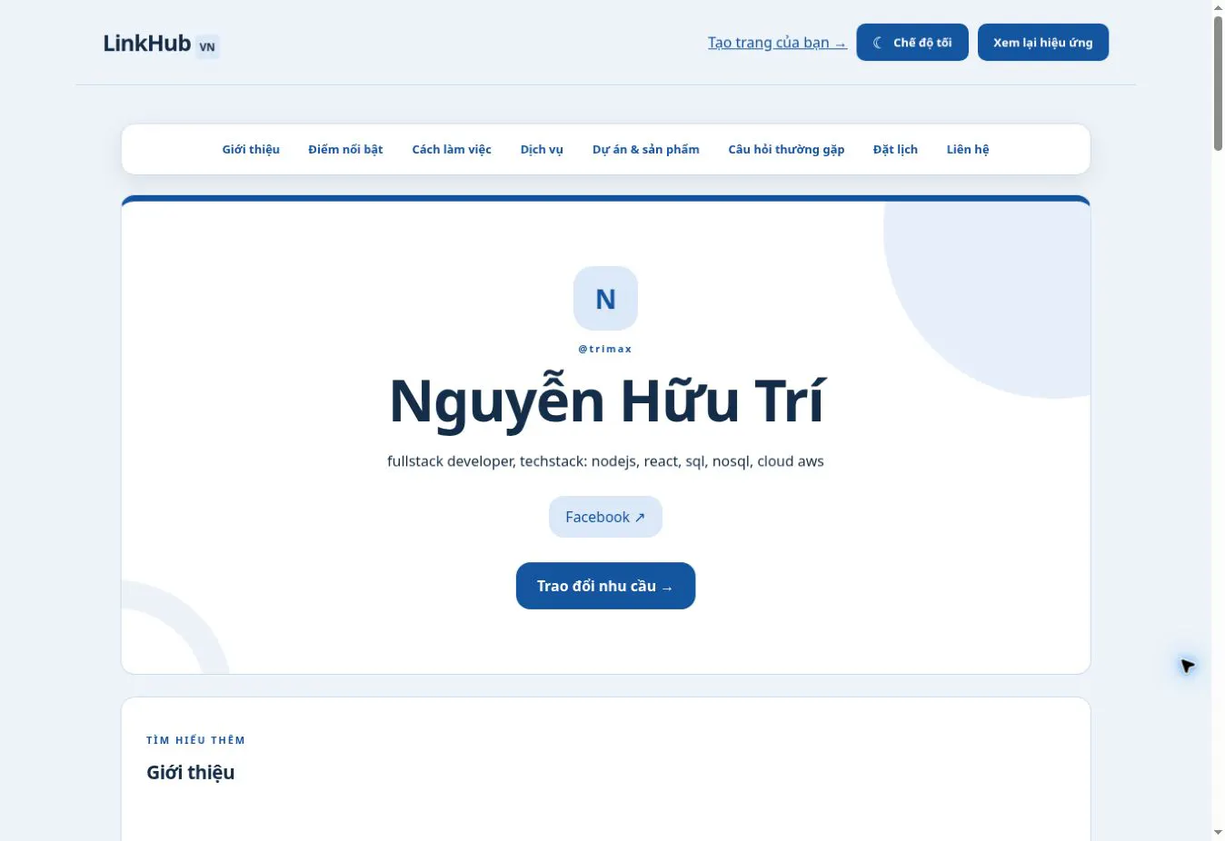 LinkHub VN · Không gian của bạn gallery image