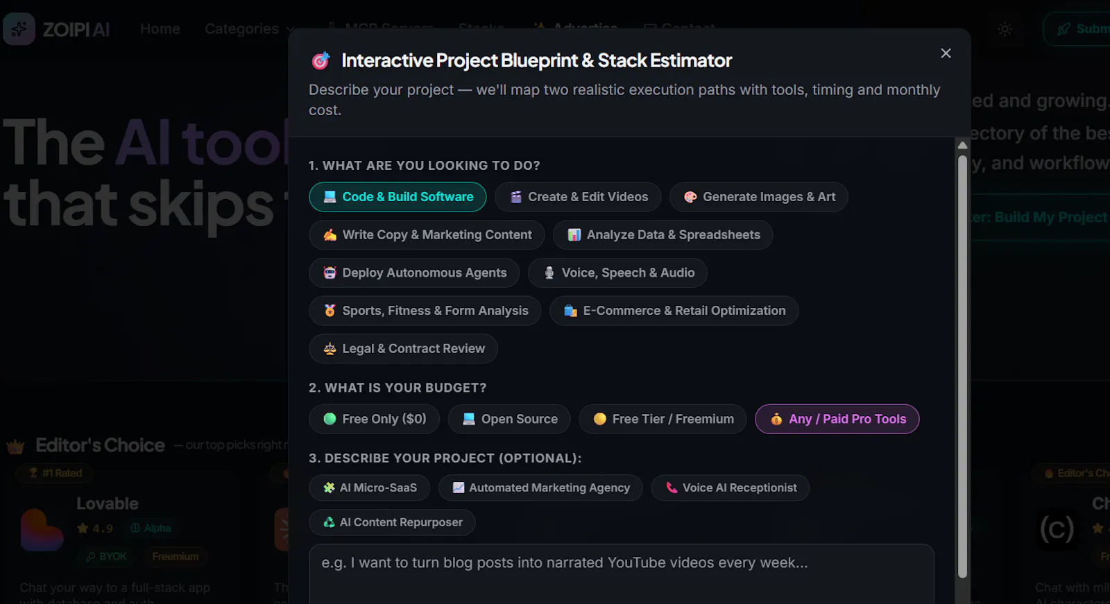Zoipi – AI Tools Directory screenshot 2