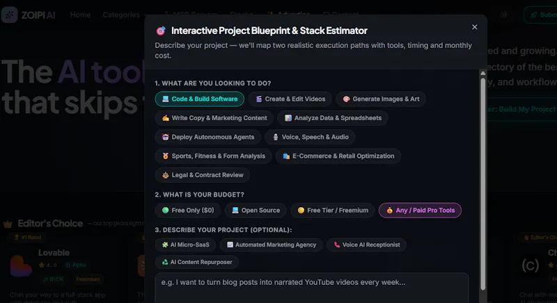 Zoipi – AI Tools Directory screenshot 2
