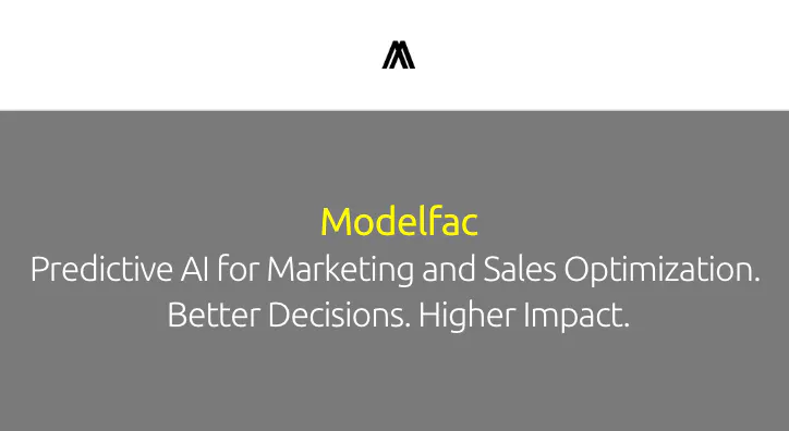 startuptile Modelfac-Predictive AI for marketing and sales optimization