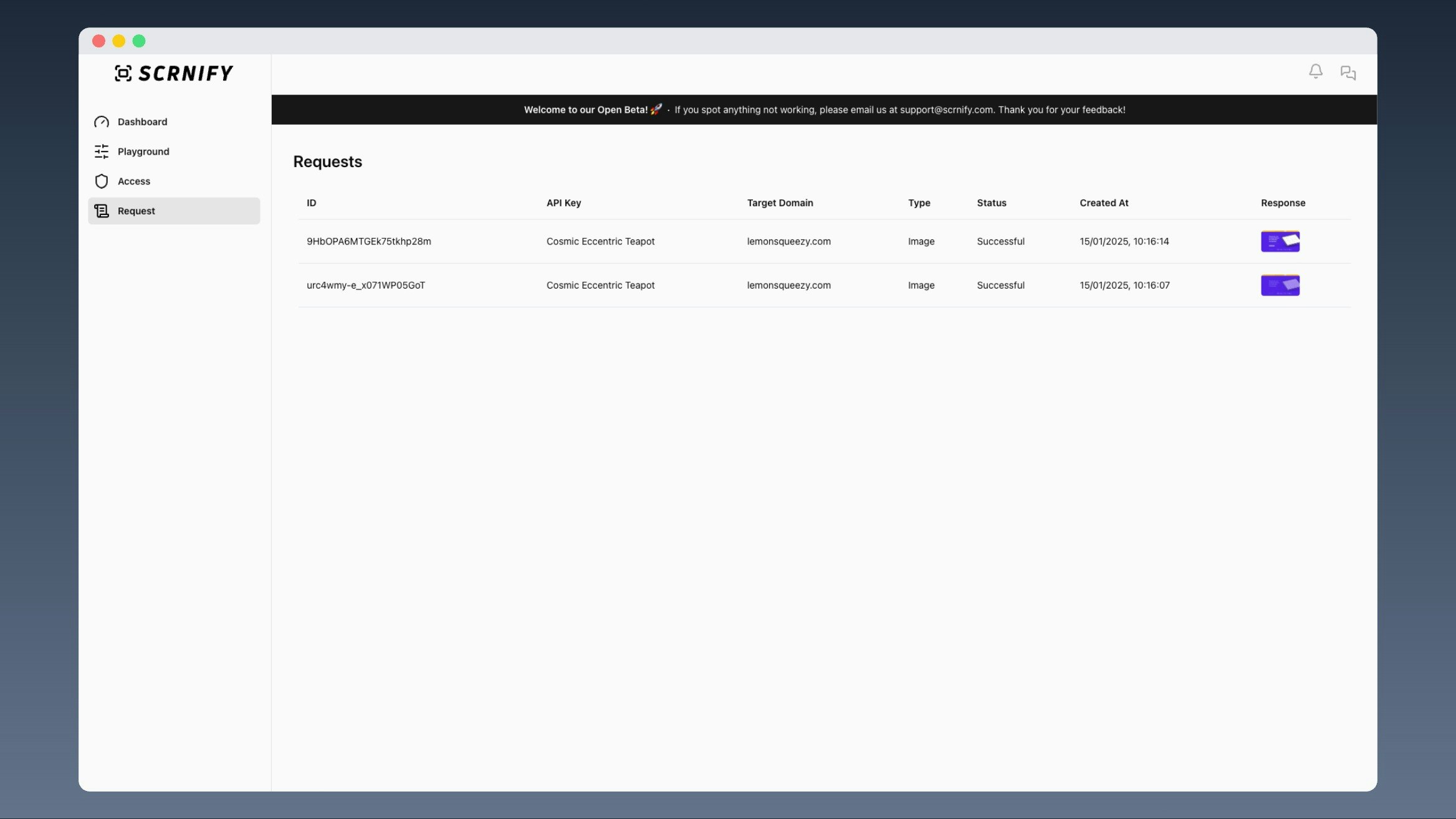 Scrnificeren - Leg hoogwaardige screenshots vast met onze krachtige API media 4