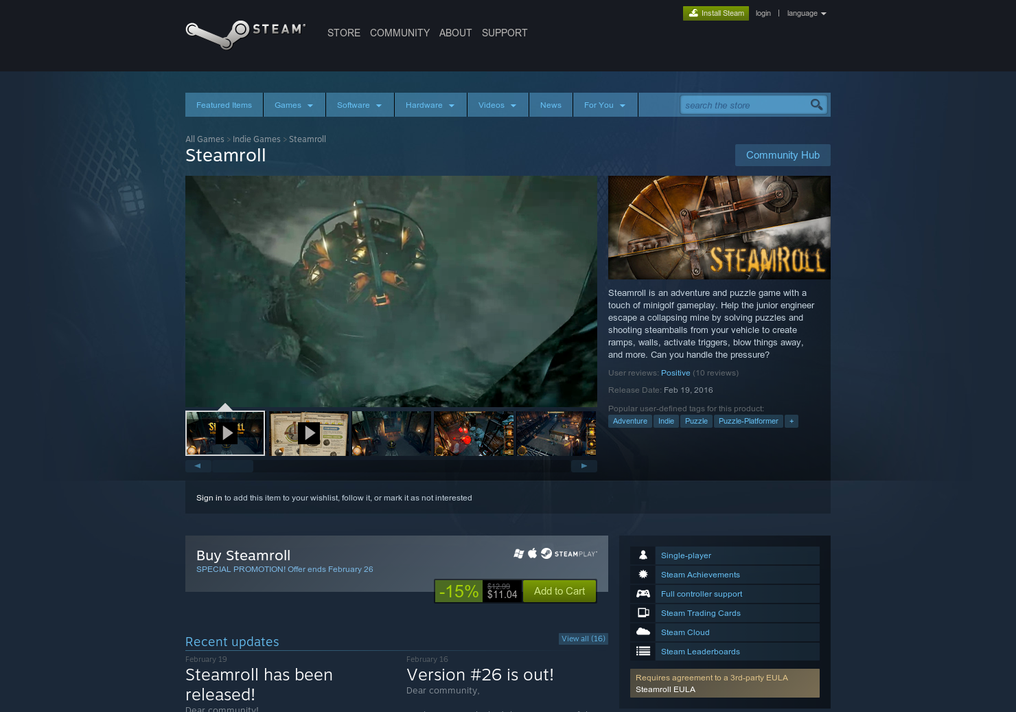 Steamroll gallery image