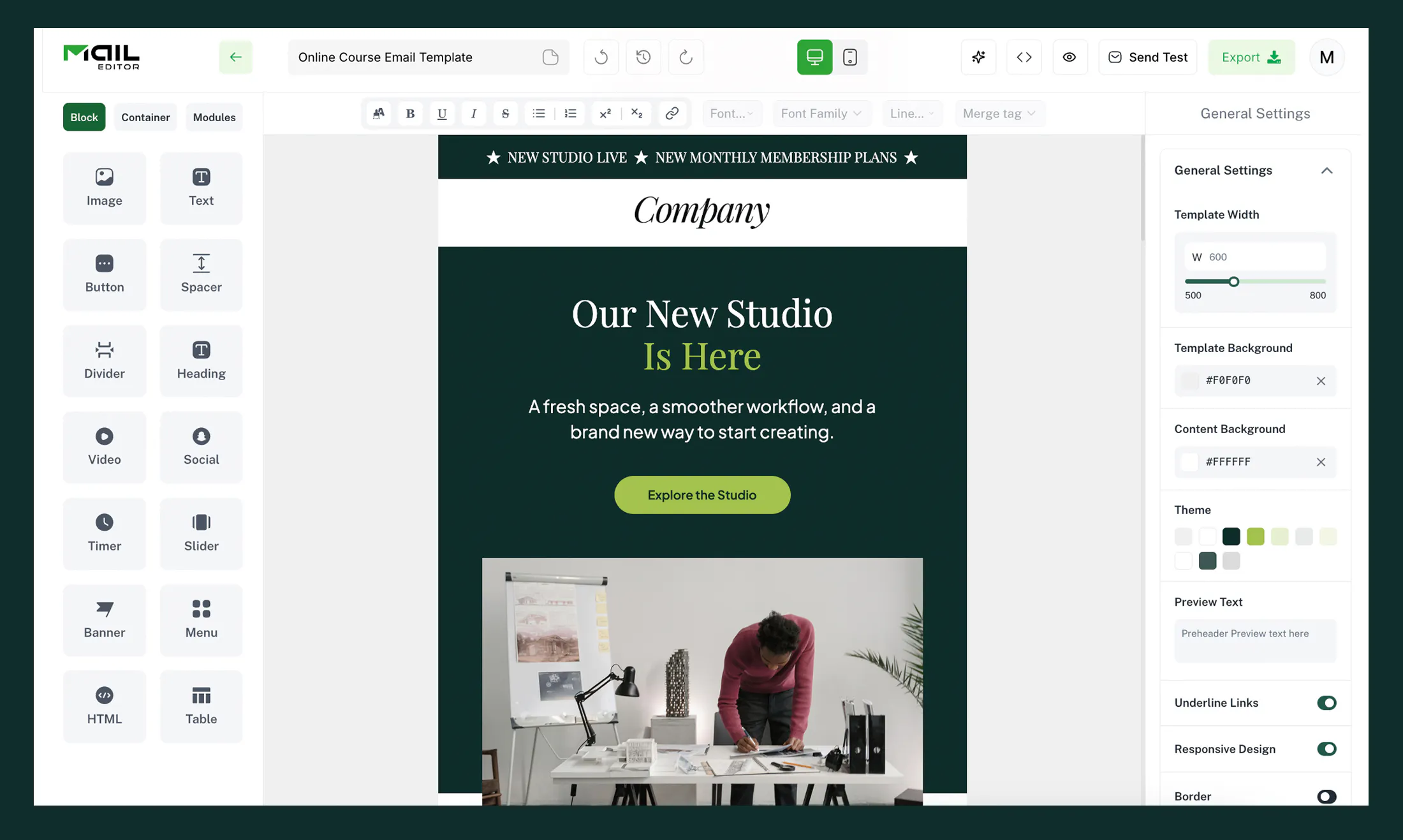 MailEditor Email Design Software gallery image
