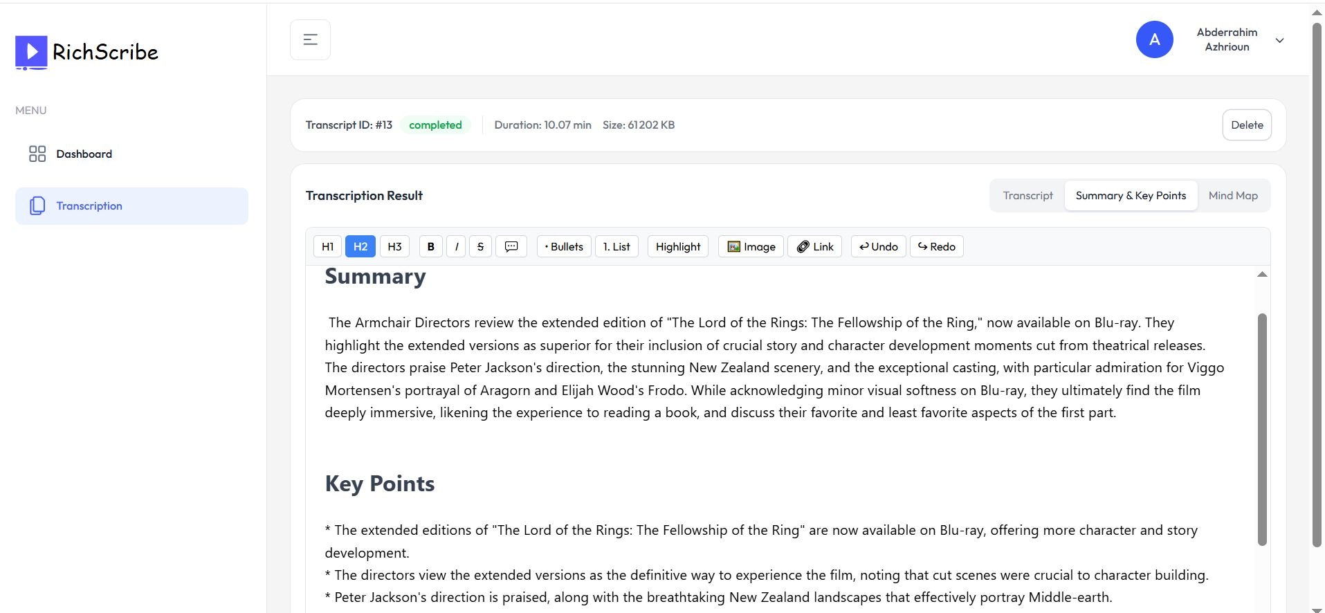 RichScribe gallery image