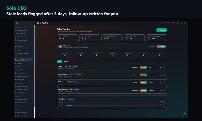 Solo CEO screenshot 2