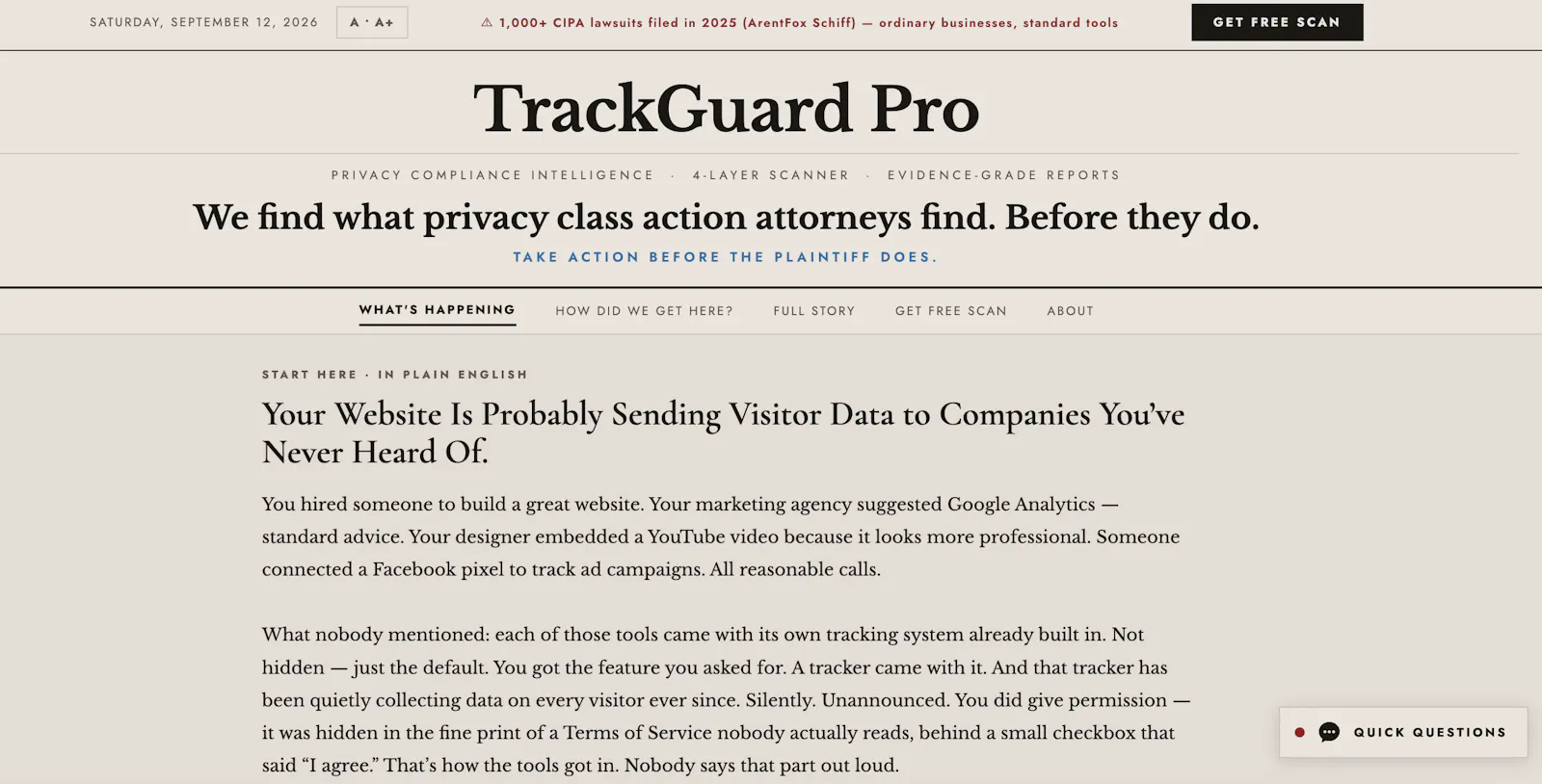 TrackGuard Pro screenshot 1