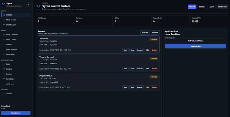 Vyron screenshot 2