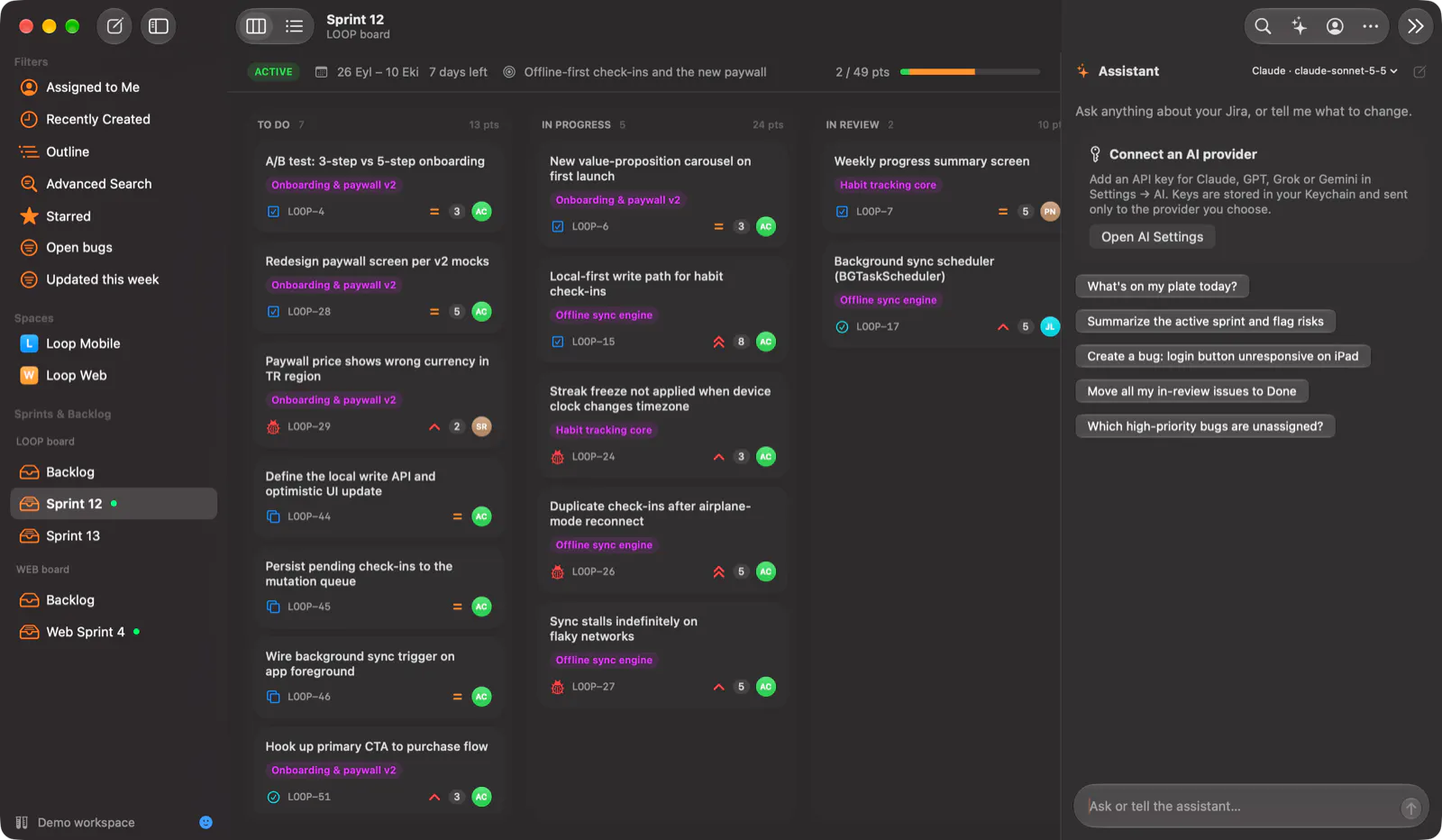 Comet - Jira client for macOS gallery image