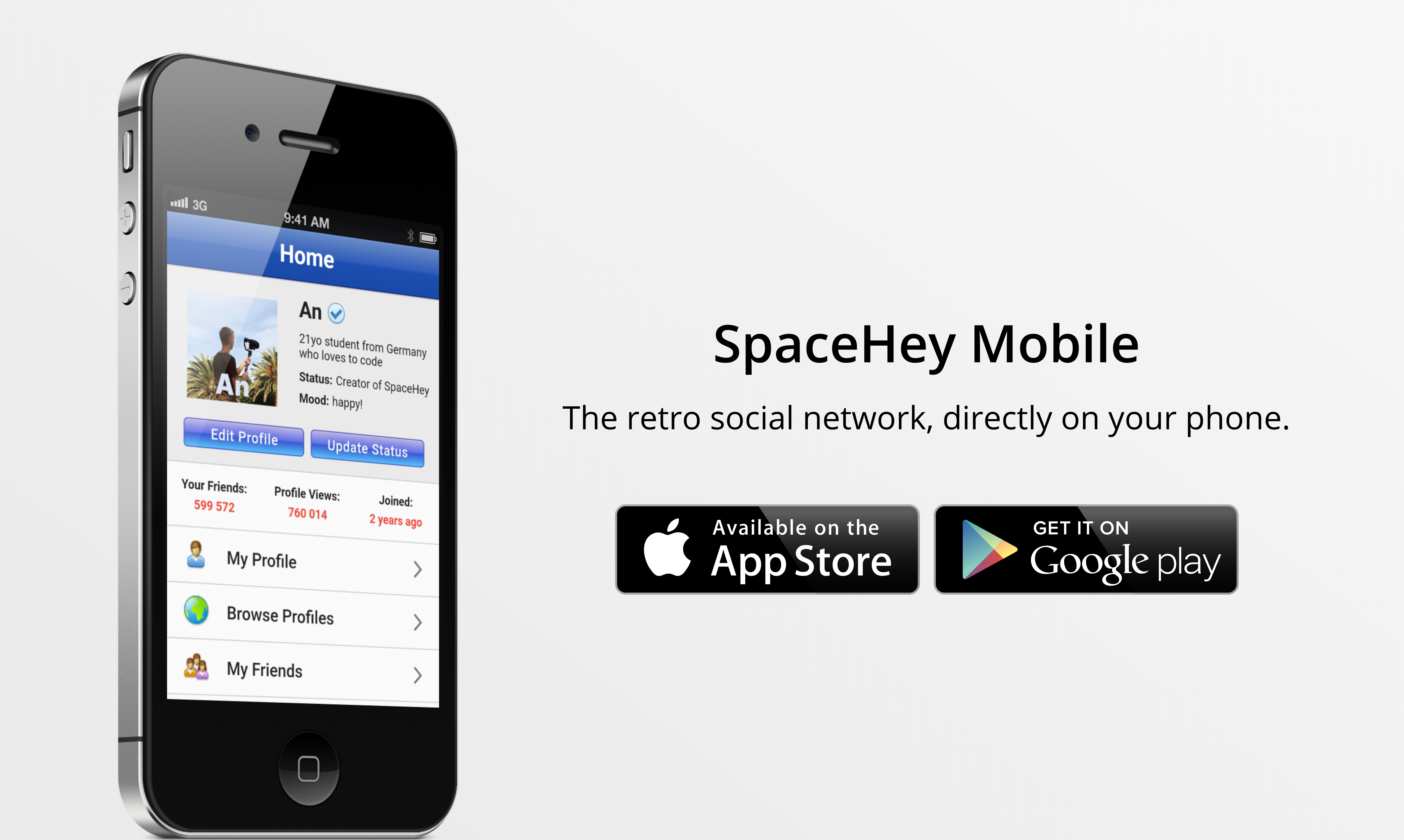 Spacehey mobile media 2