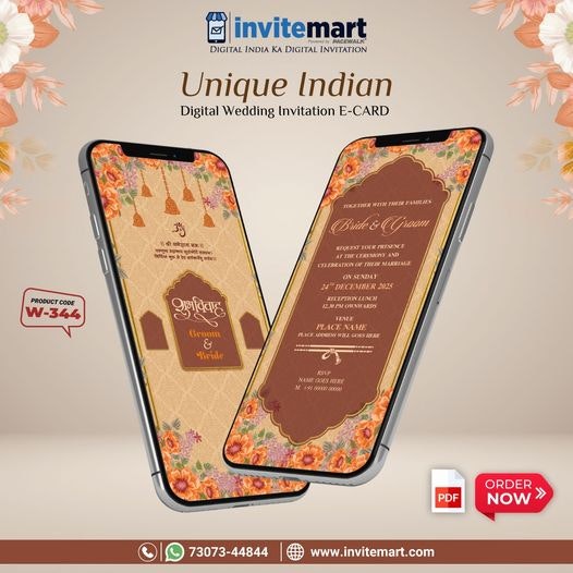 Cartões de convite digital da InviteMart media 1