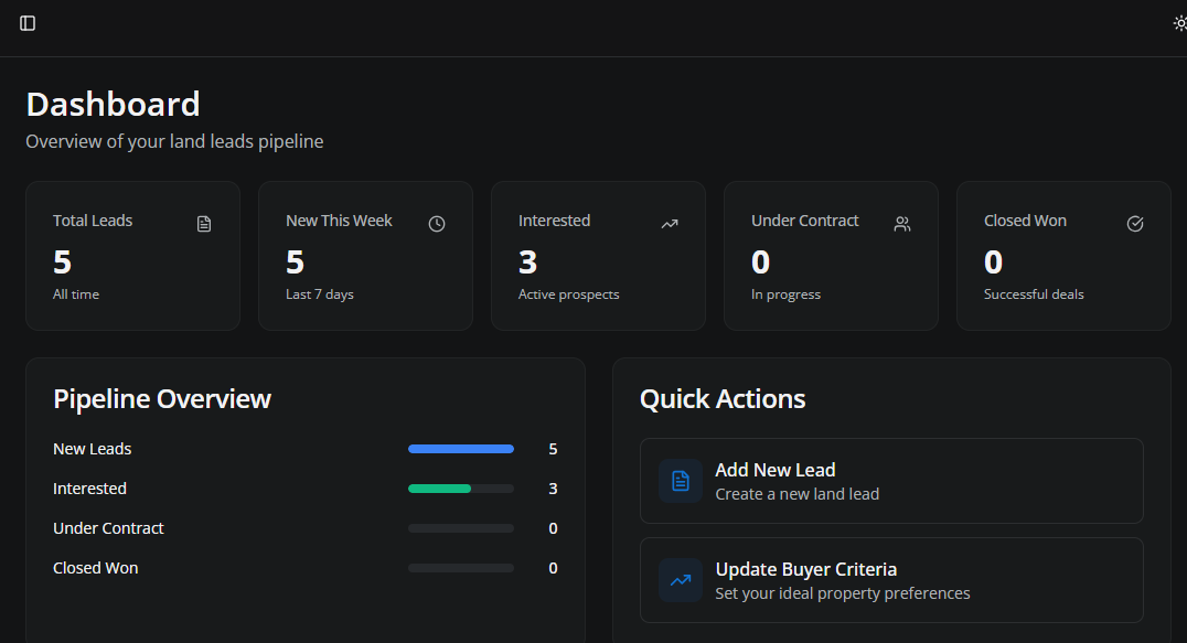 Landflow - Main product screenshot demonstrating key features and user interface