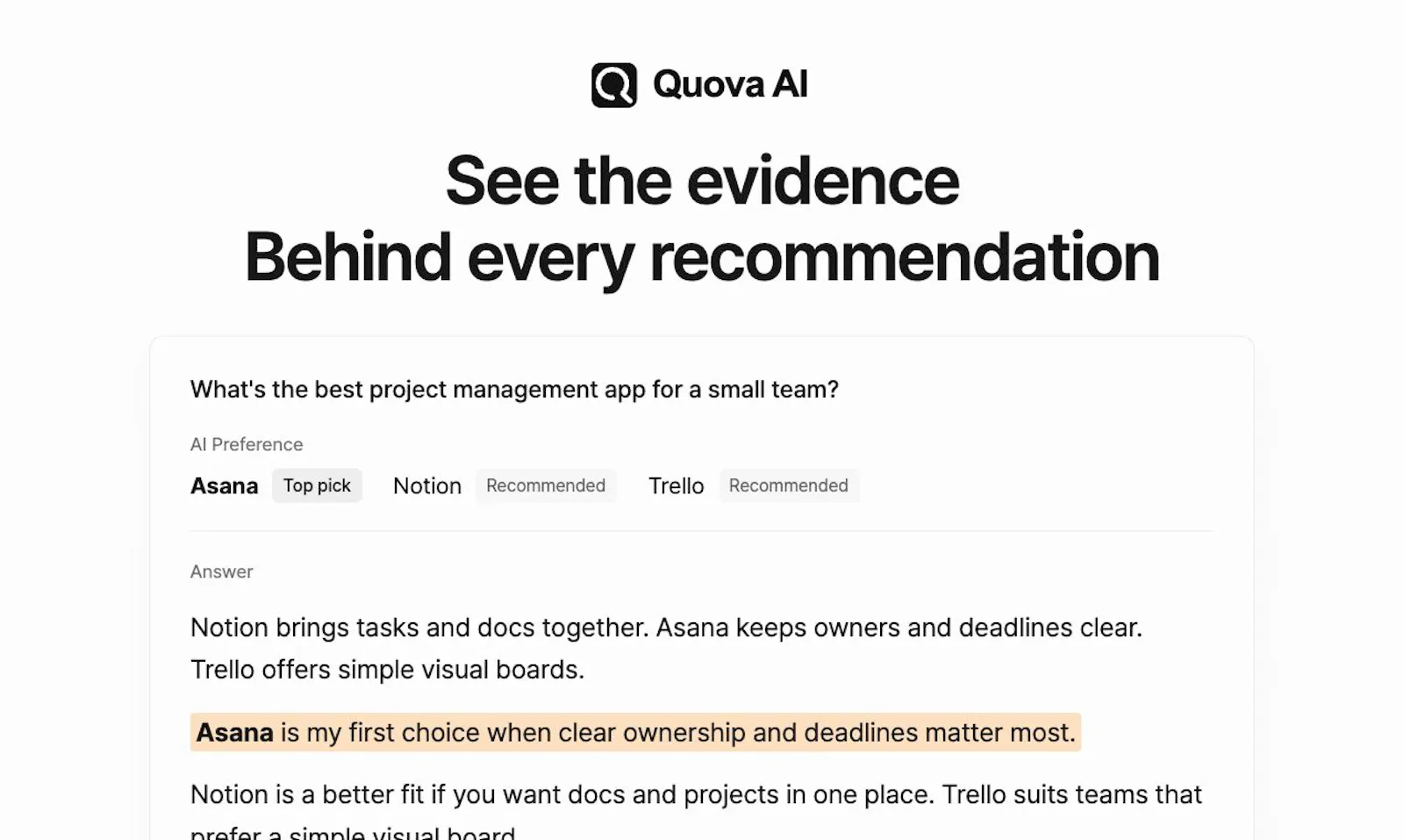 Quova AI screenshot 3