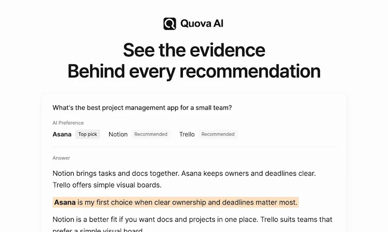 Quova AI screenshot 3