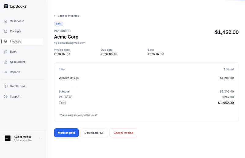 TapBooks screenshot 5
