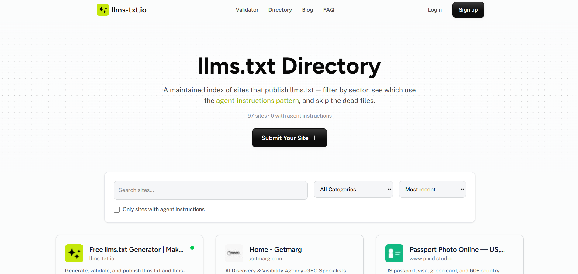 LLMs.txt Generator & Validator gallery image