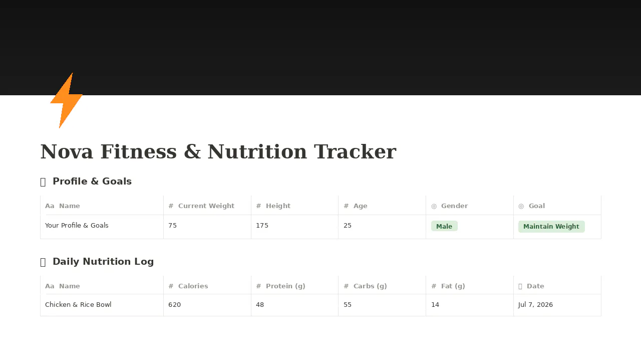 Nova AIPowered Fitness Nutrition Tracker gallery image