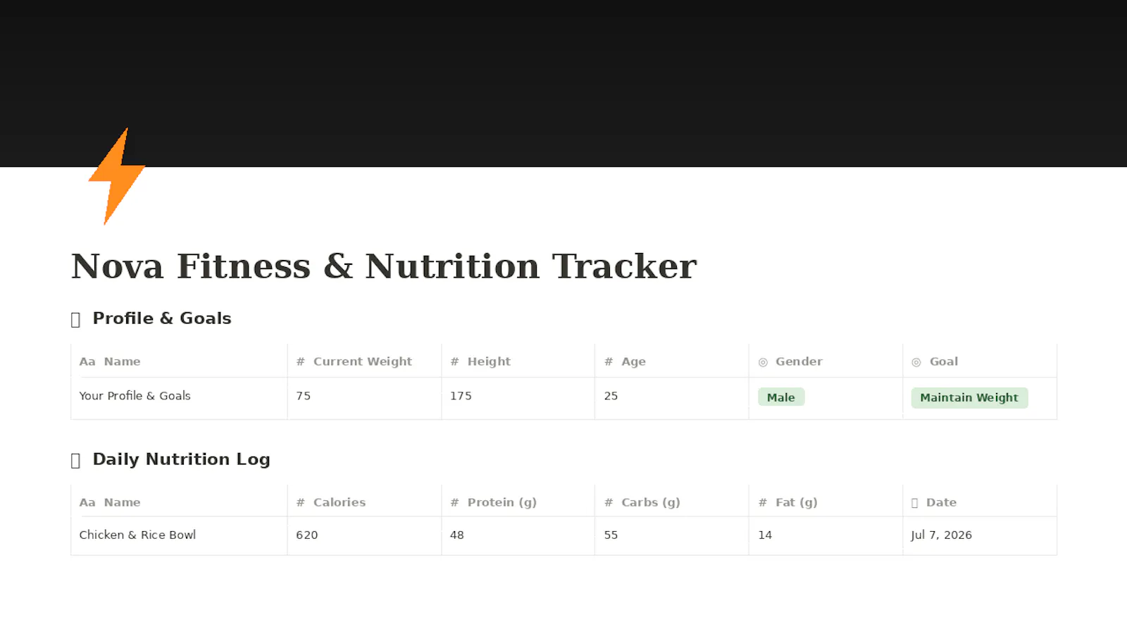 Nova AIPowered Fitness Nutrition Tracker screenshot 3