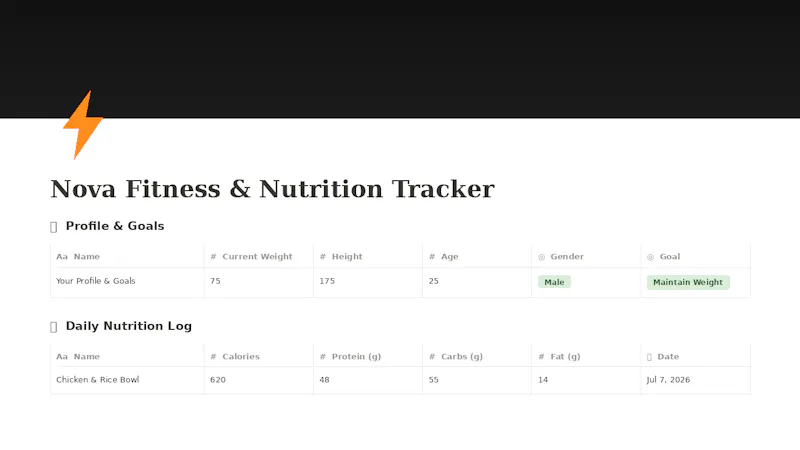 Nova AIPowered Fitness Nutrition Tracker screenshot 3