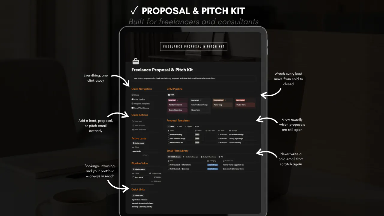 Freelancer Business OS Bundle gallery image
